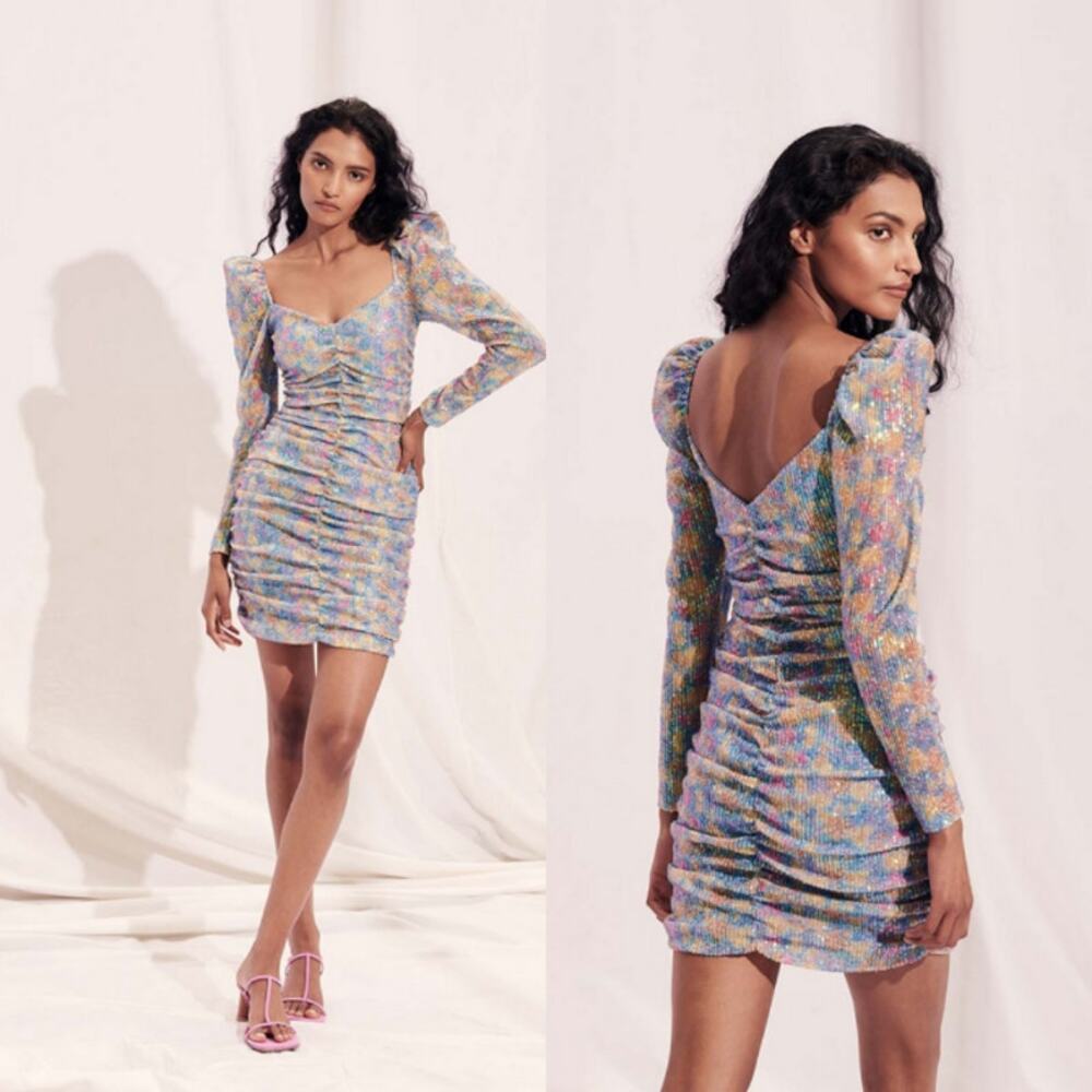 Saylor NEW Lawren Dress‎ Small Party Cocktail Event Birthday Night Gala Sparkle